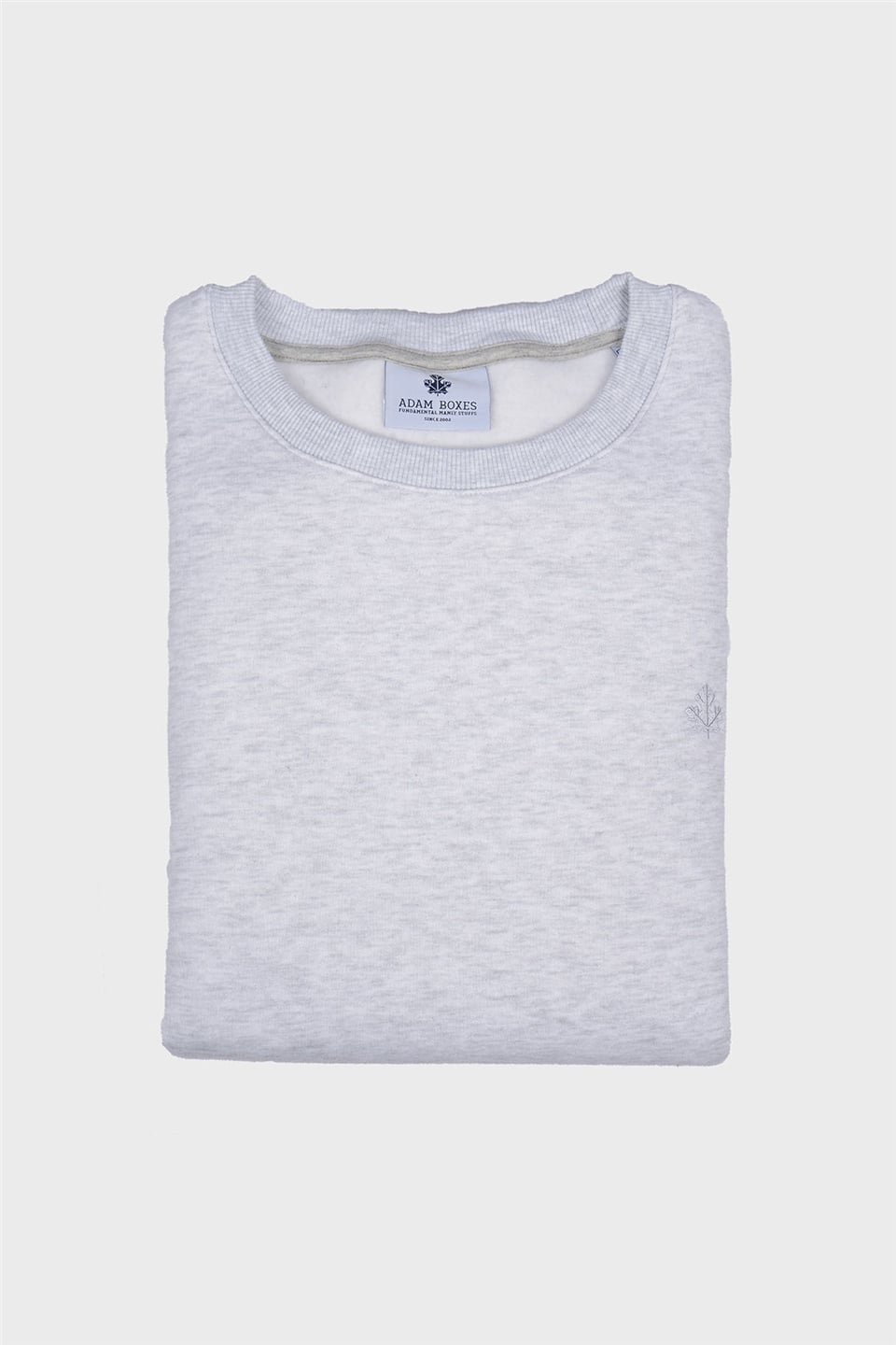ADAM BOXESOversize O-Yaka Sweatshirt Alinda - Açık Gri