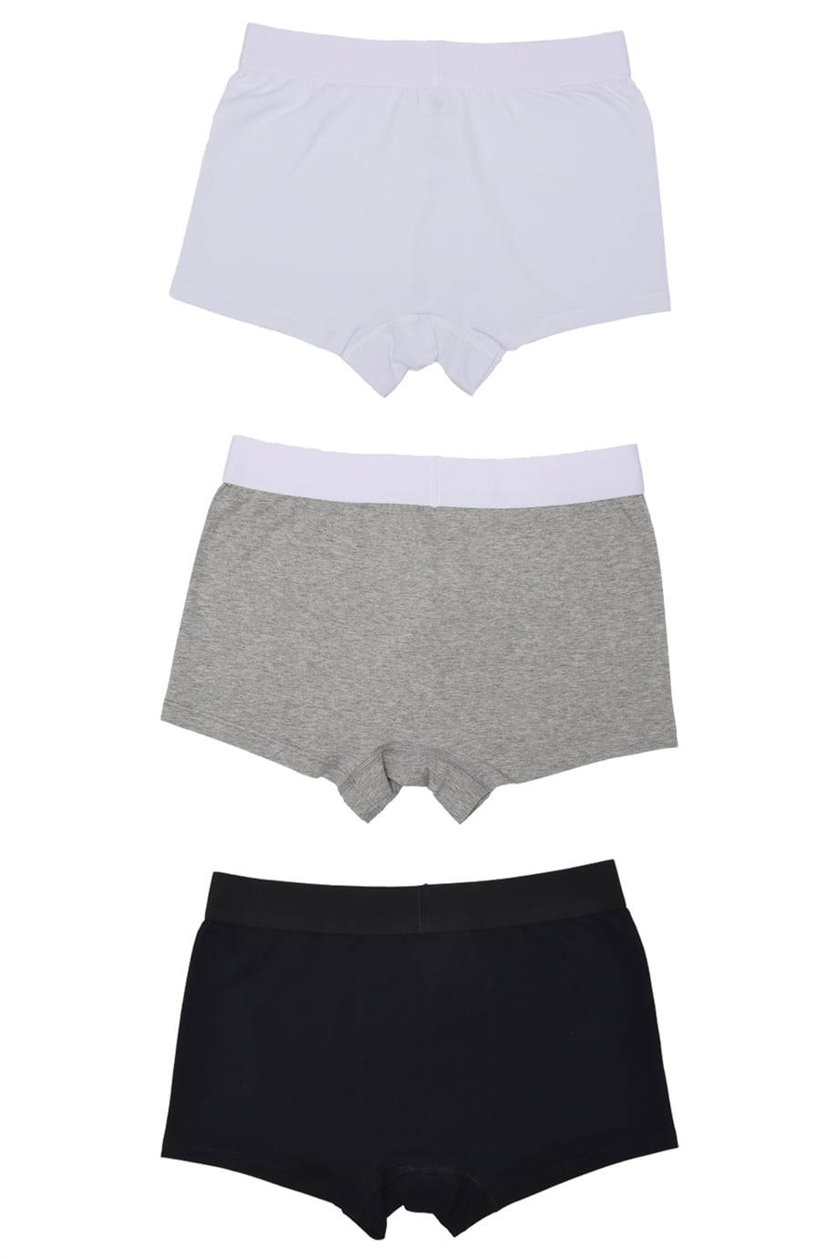 Boxer Trunk Cosy 
3'lü Paket - Siyah, Beyaz, Gri