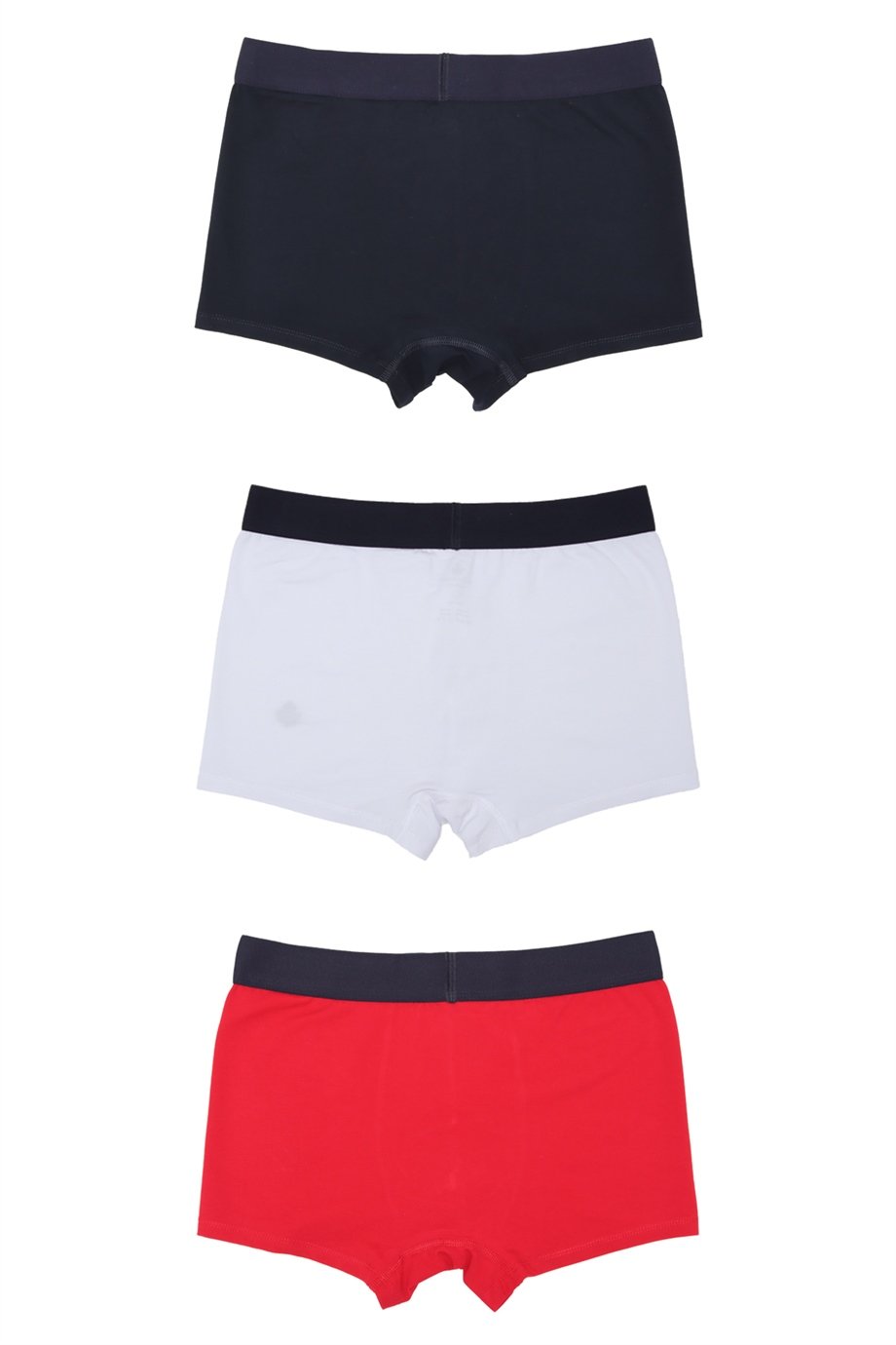 Boxer Trunk Gracia 
3'lü Paket - Beyaz, Lacivert, Kırmızı