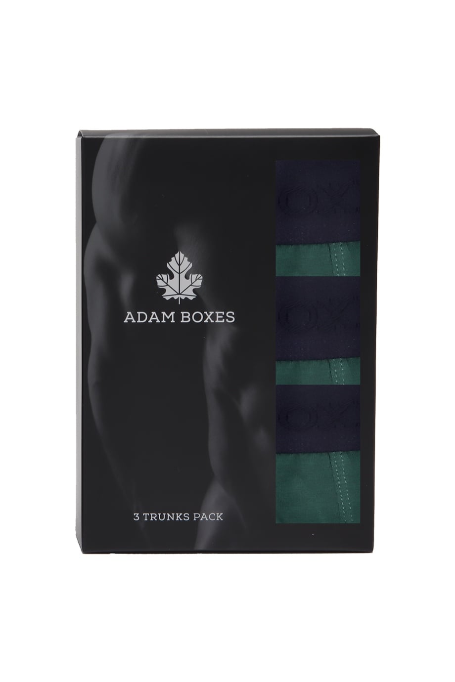 Boxer Trunk Gracia 
3'lü Paket - Koyu Yeşil