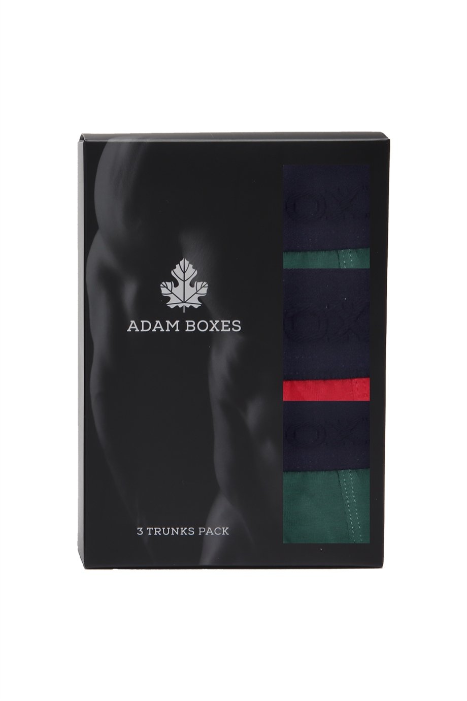 Boxer Trunk Gracia 
3'lü Paket - Koyu Yeşil, Bordo