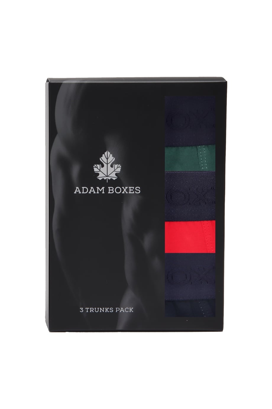 Boxer Trunk Gracia 
3'lü Paket - Lacivert, Koyu Yeşil, Kırmızı