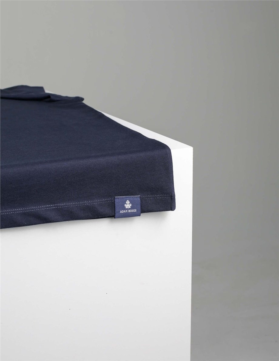 V Yaka T-shirt Alpes - Lacivert