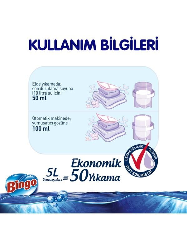 Bingo Soft Lovely Çamaşır Yumuşatıcı 5 L