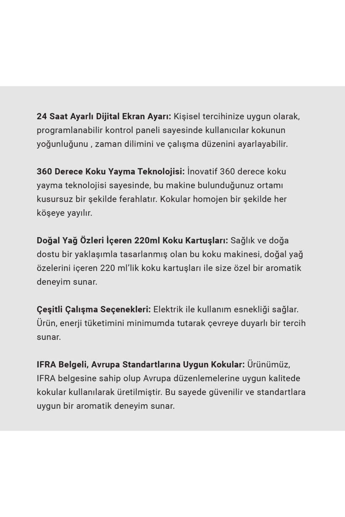 CARPEX A1 Pro 900 Koku Makinesi ve Ginger Flowers A1 Koku Kartuşu 200 ML Seti