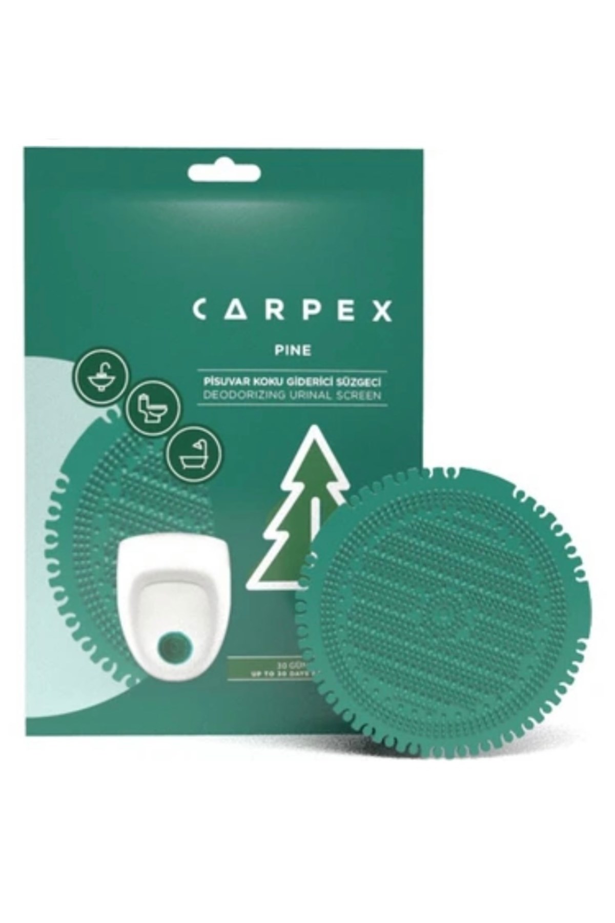 Carpex Pisuvar koku giderici süzgeç karışık kokulu 4 adet (lavanta, tropikal, limon, çam)