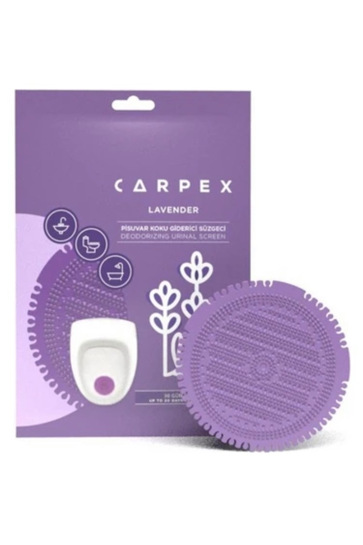 Carpex Pisuvar koku giderici süzgeç karışık kokulu 4 adet (lavanta, tropikal, limon, çam)