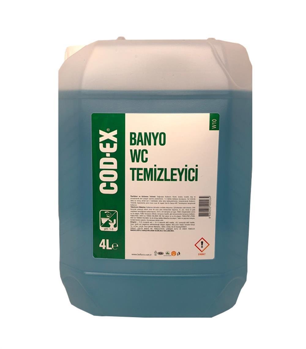 COD-EX Banyo - Wc Temizleyici 4 Litre X 4 Adet