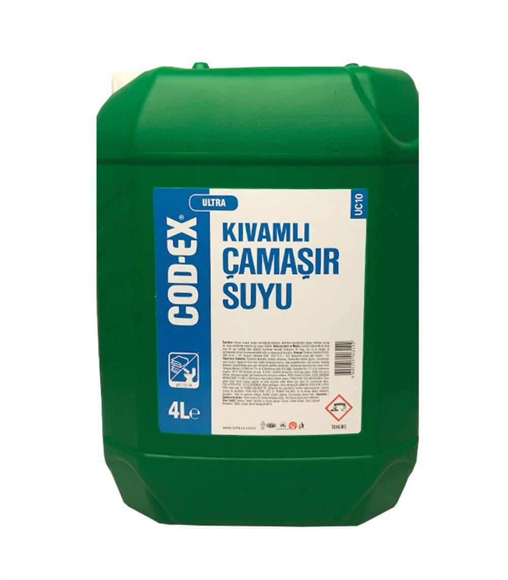 COD-EX Kıvamlı Çamaşır Suyu 4 L X 4 Adet