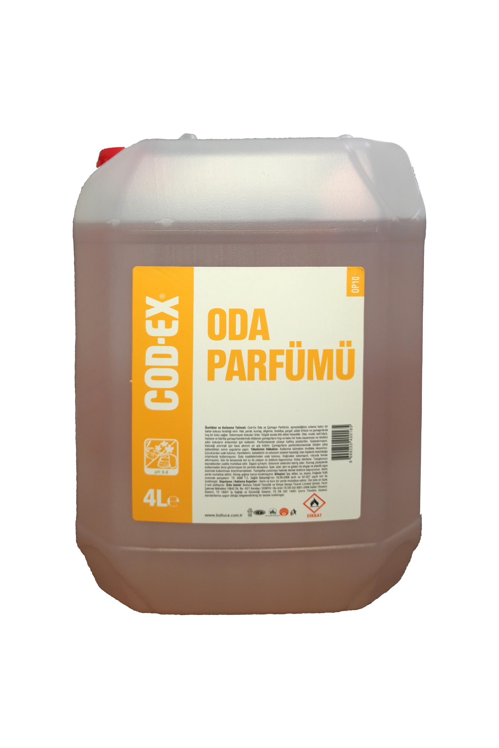 COD-EX Oda Ve Çamaşır Parfümü 4 L