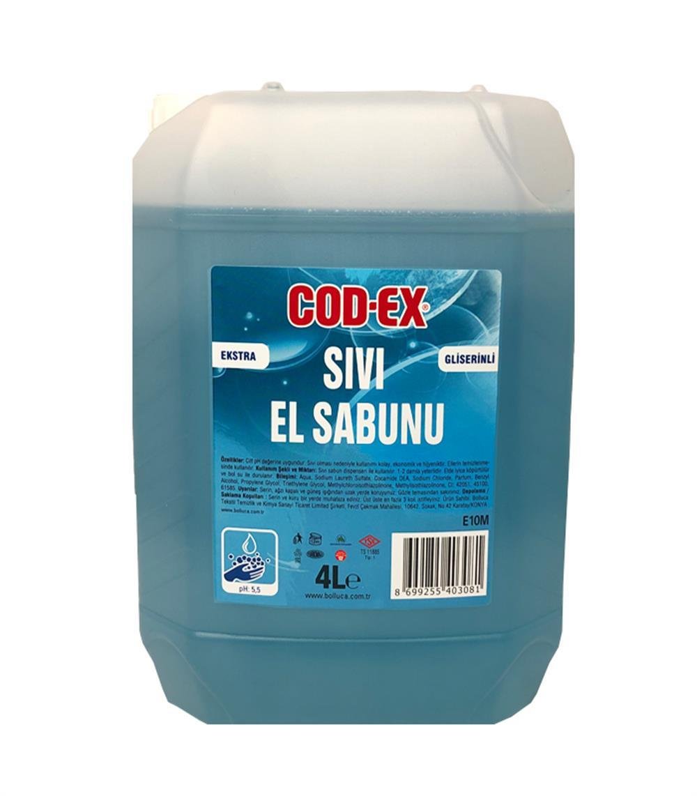 COD-EX Sıvı El Sabunu 4 Litre Angle