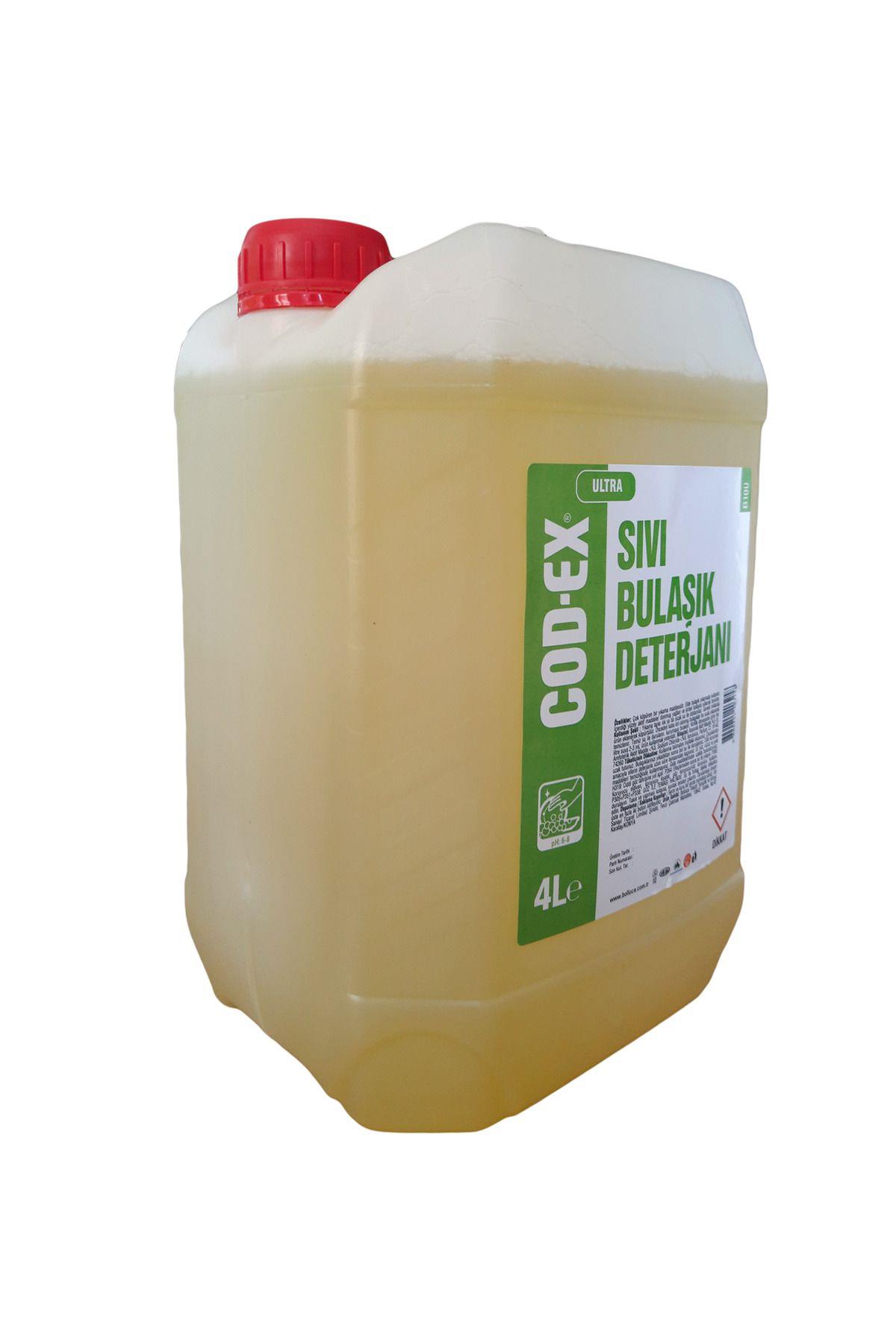 Elde Yıkama Sıvı Bulaşık Deterjanı 4 Lt Ultra Güçlü