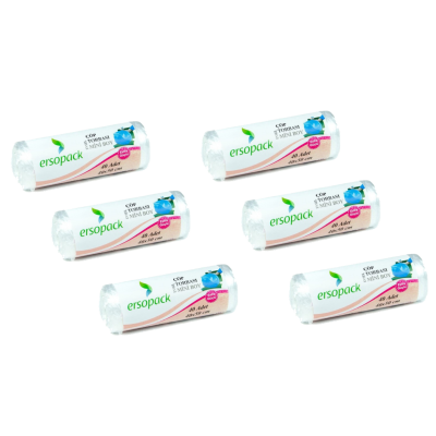 Ersopack Evsel Mini 40x50cm Çöp Torbası 40 x 6 Lı