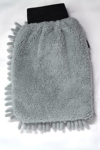 Spark ML7050 Mikrofiber Şönil Oto Temizlik ve Kurulama Eldiveni 16x24 cm