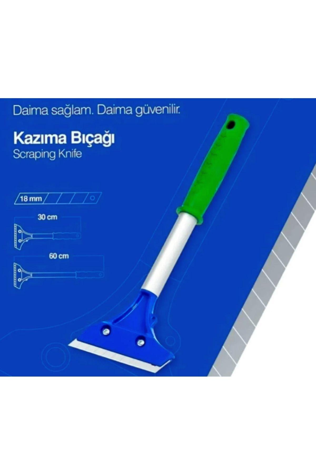 Yenal Kazıma Bıçağı Kısa 30 cm Sap 18 mm Bıçak