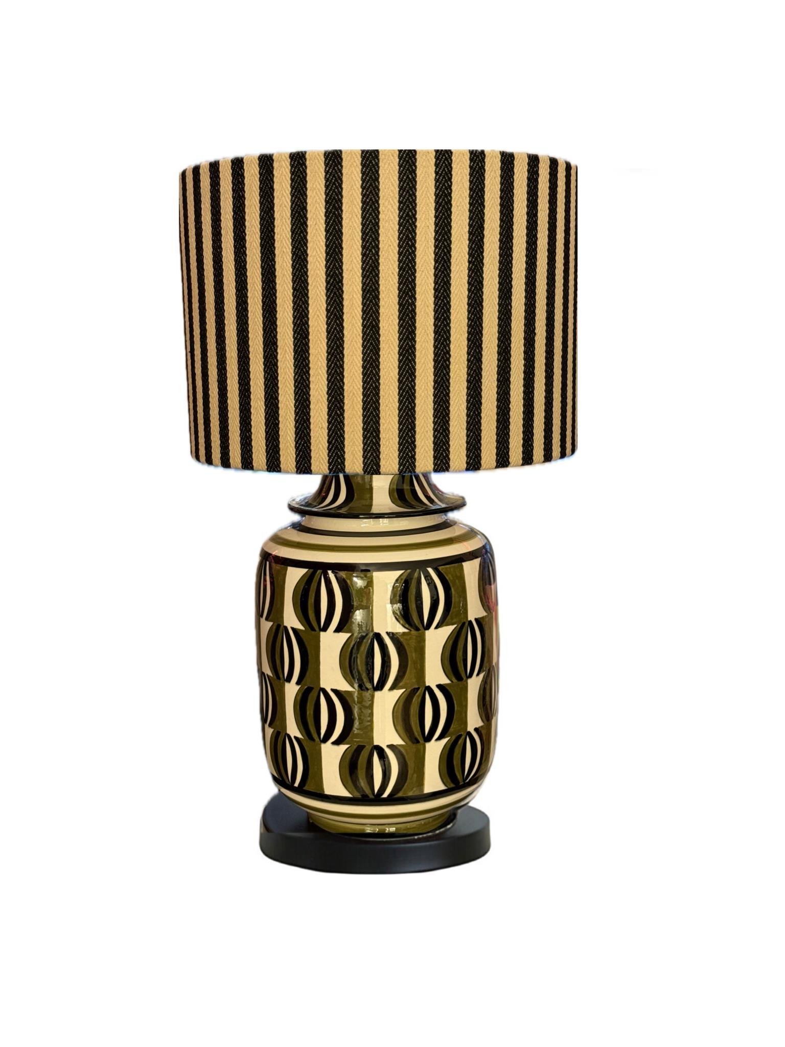 Brussels Seramik El Yapımı Abajur