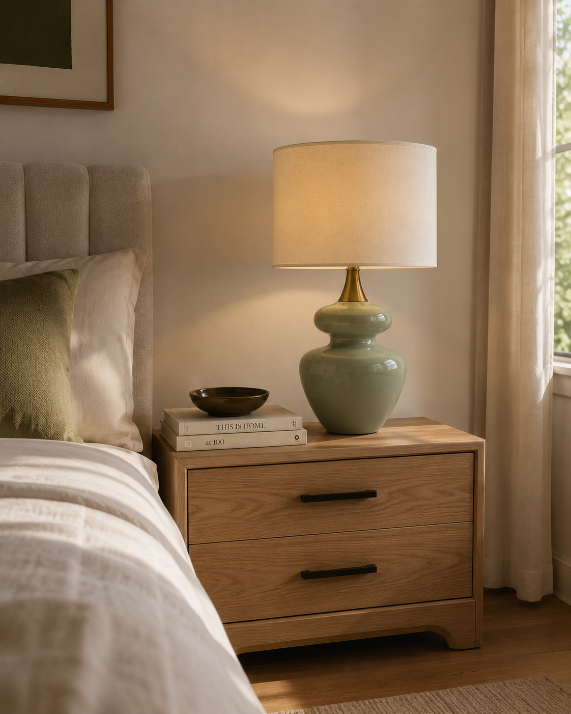 Chimpanzee Lamp Mint Magnolia