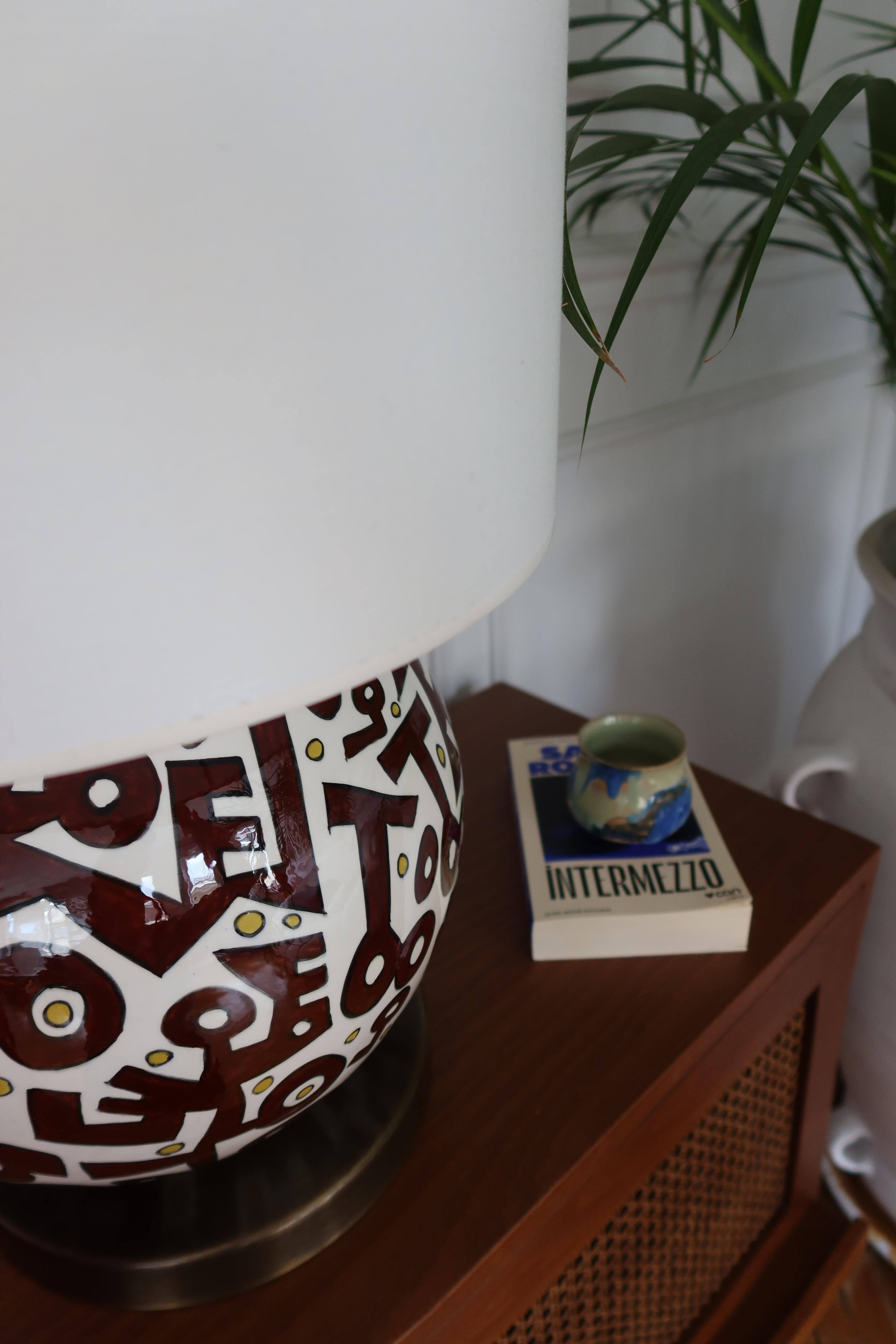 Diane El Yapımı Seramik Abajur