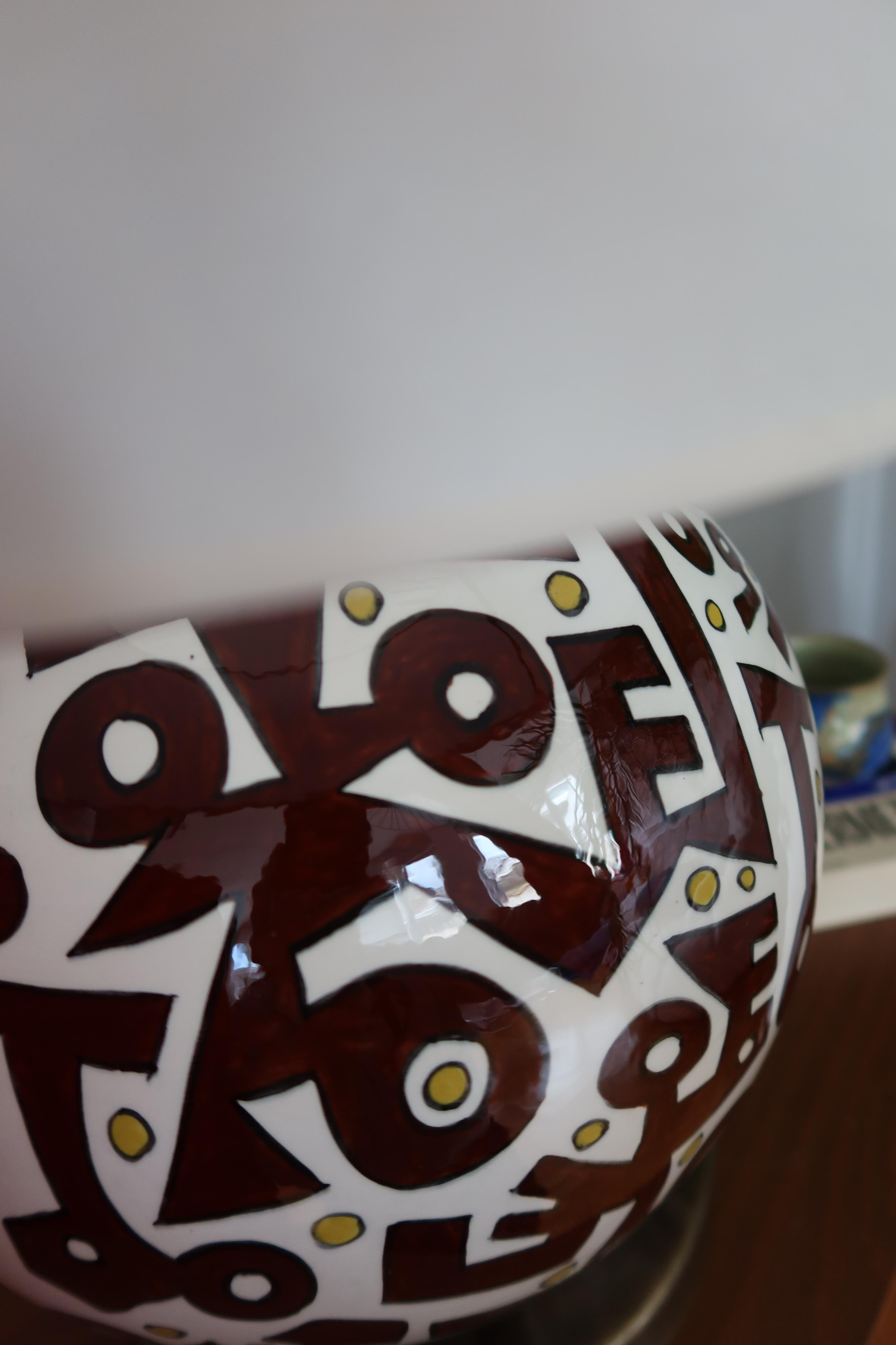 Diane El Yapımı Seramik Abajur