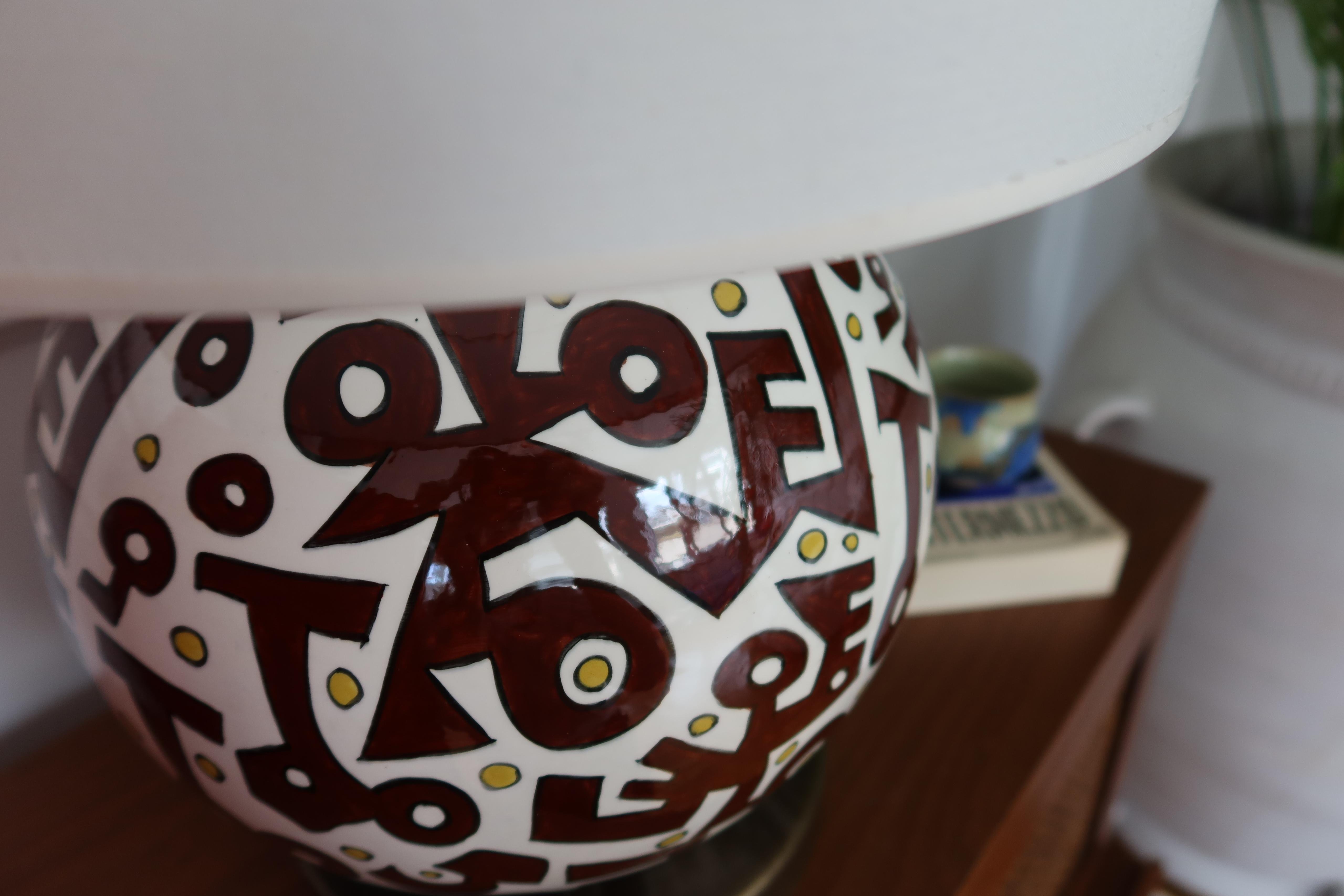 Diane El Yapımı Seramik Abajur