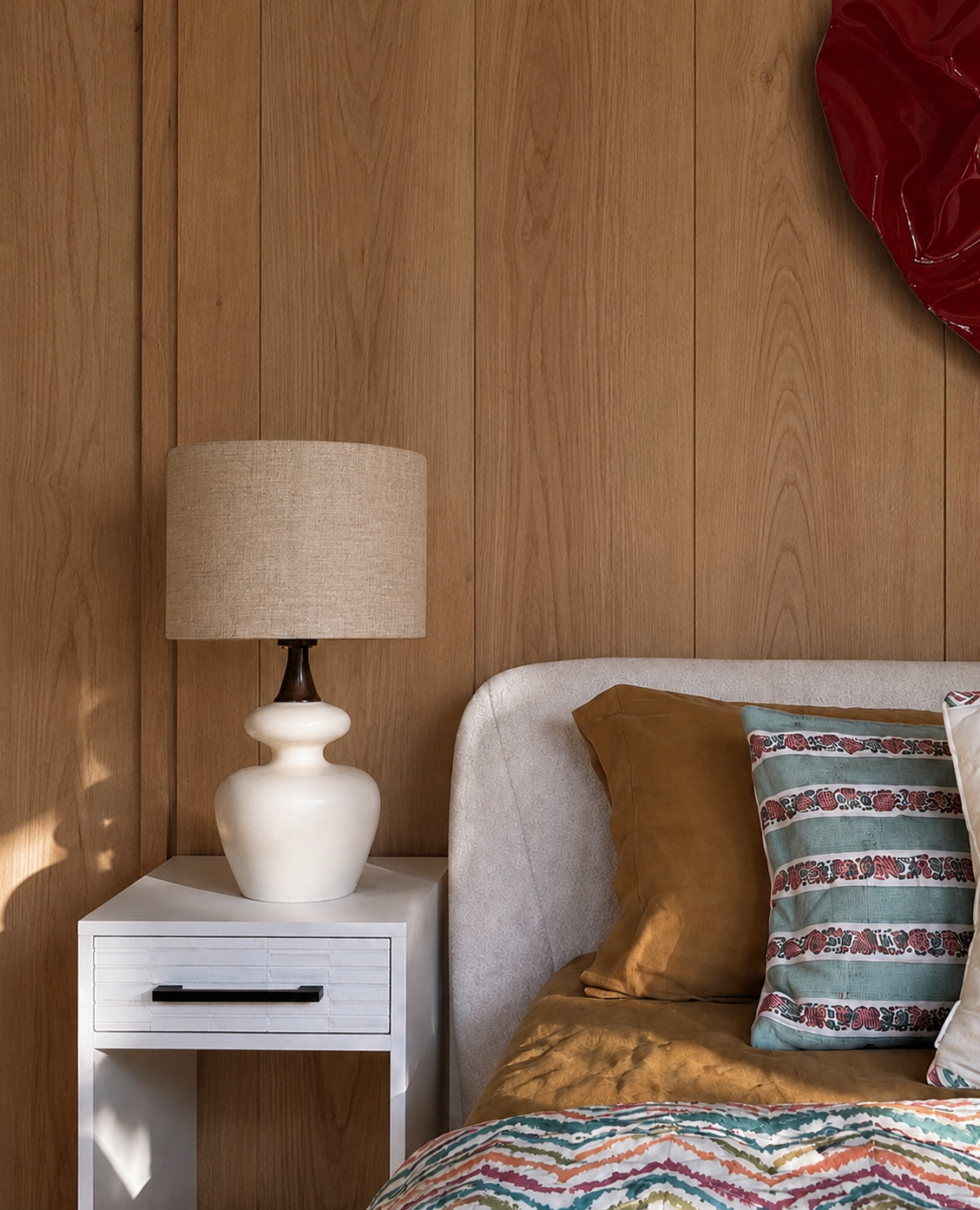 Krem Chimpanzee Lamp