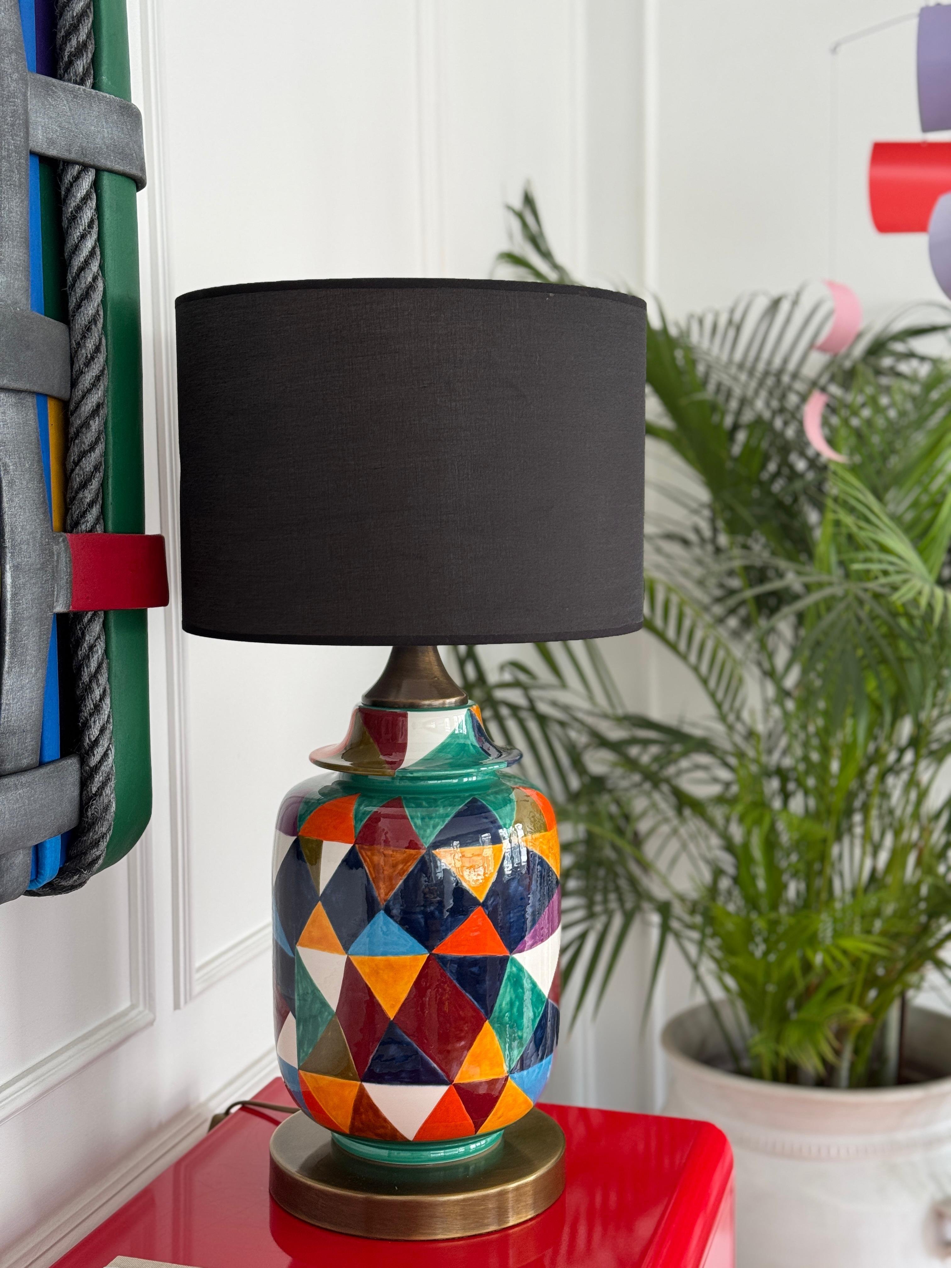 Masiala El Yapımı Seramik Abajur