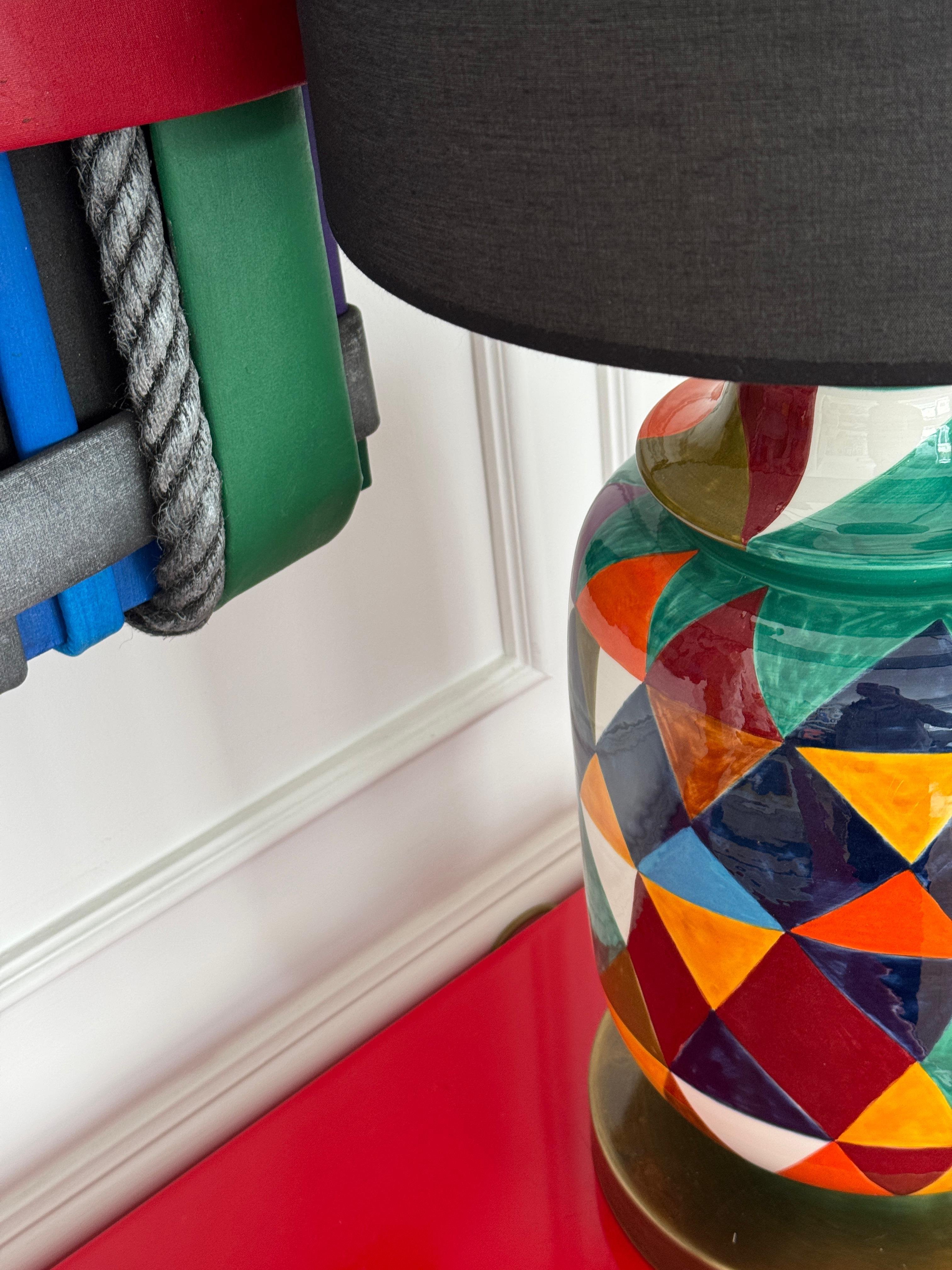 Masiala El Yapımı Seramik Abajur