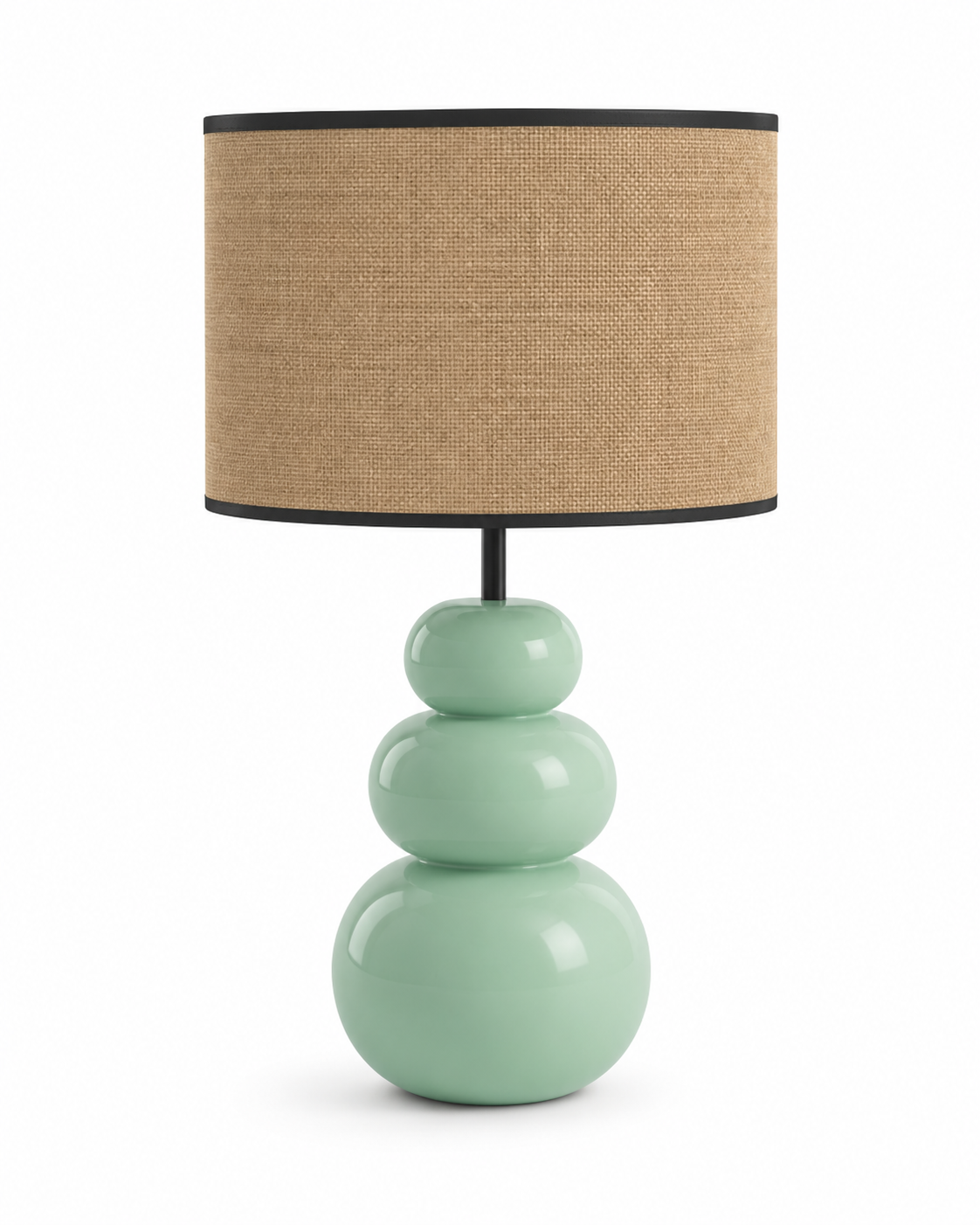 Mint Pebble Lamp
