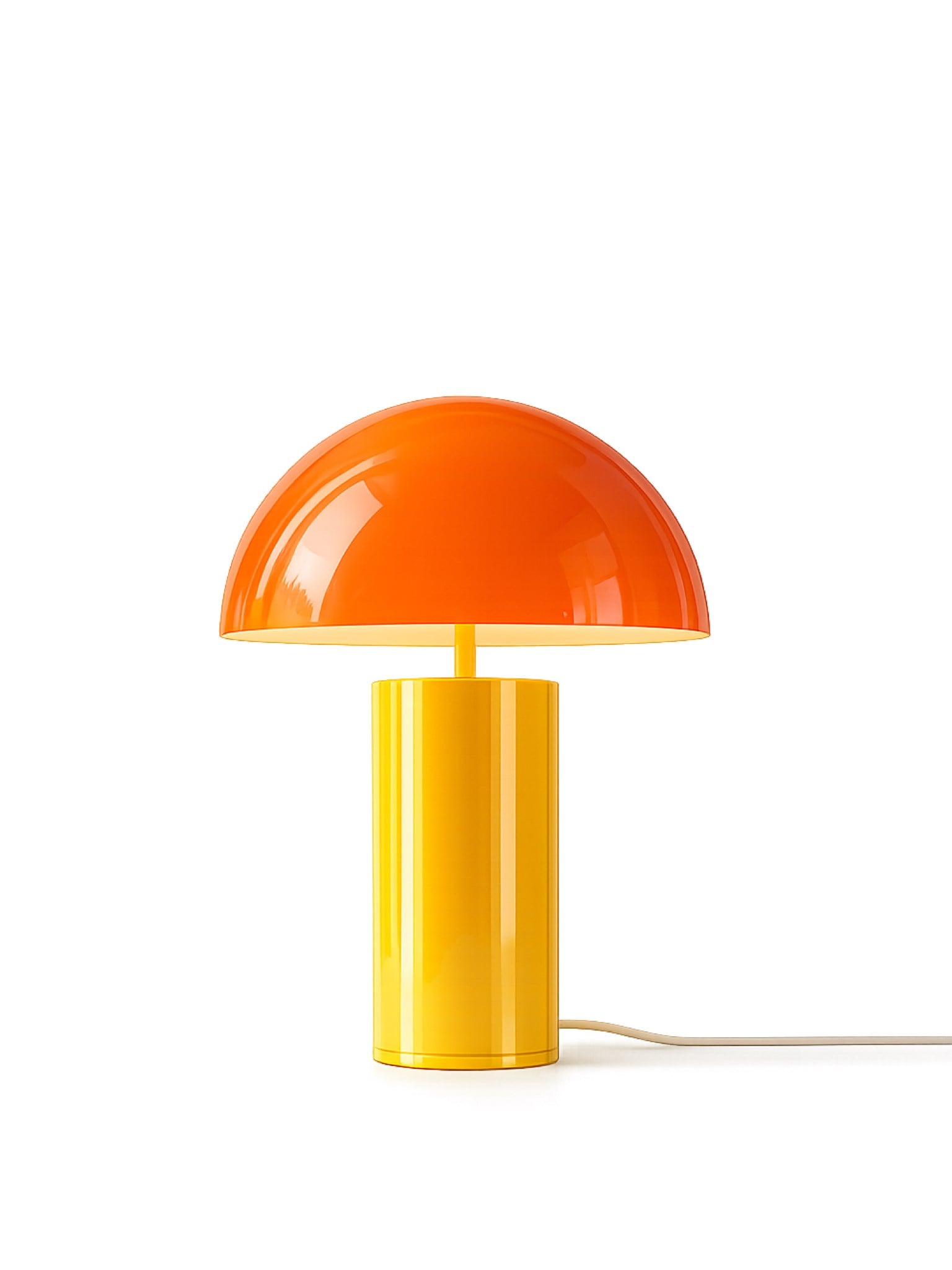 Mushroom Metal Sarı Turuncu Abajur