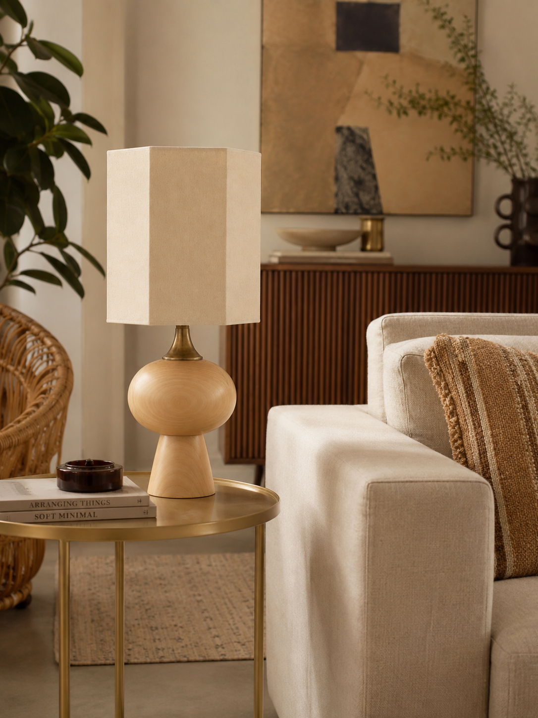 Naturel Japandi Lamp