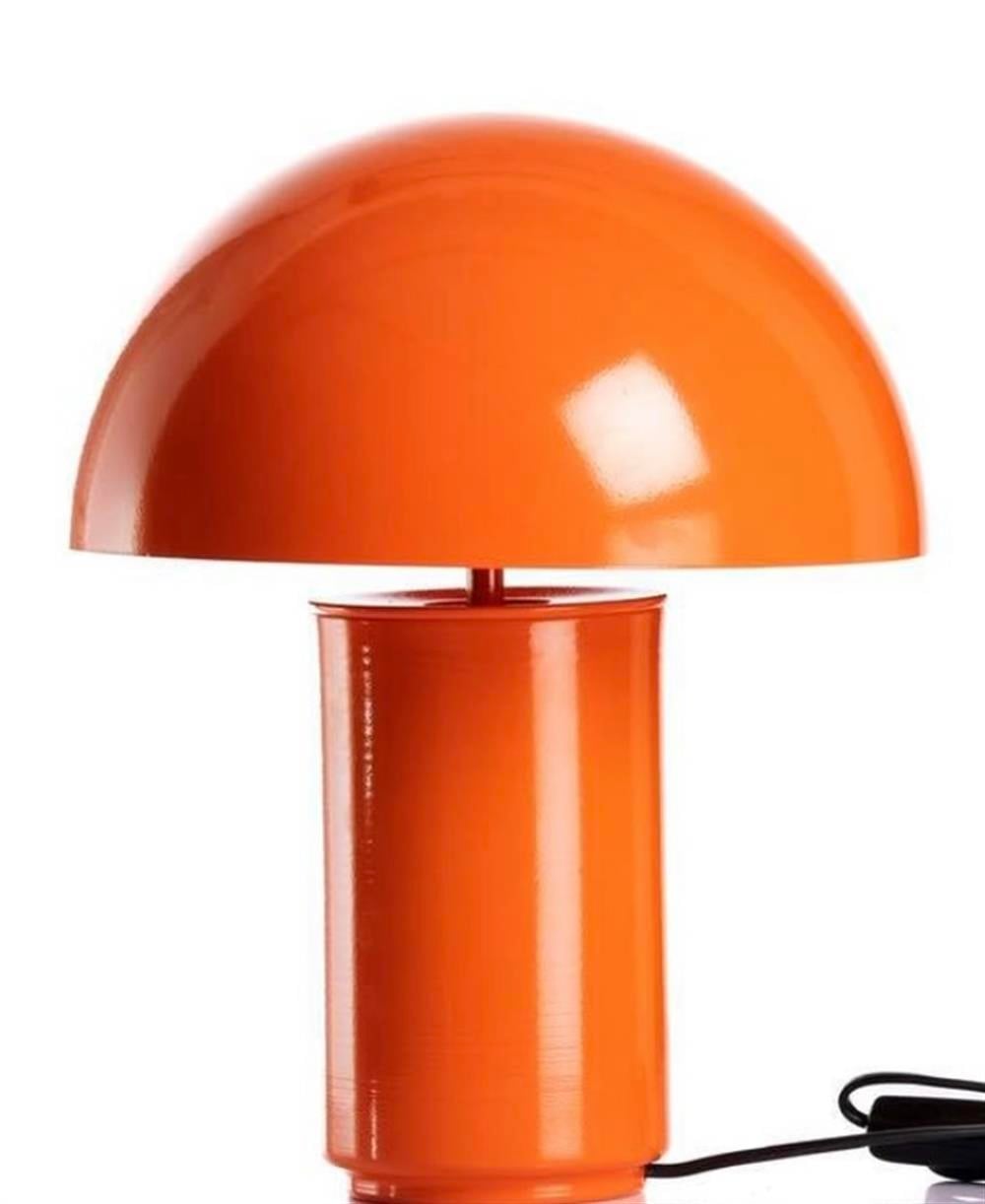 Orange Mushroom Lamp