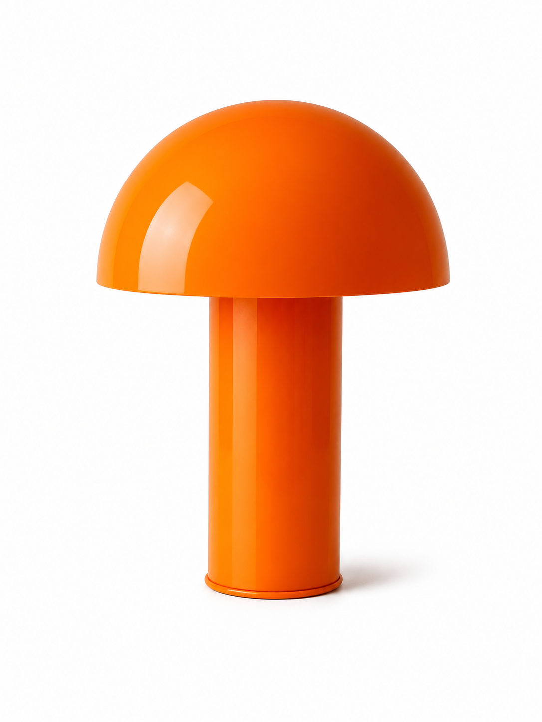 Orange Mushroom Lamp