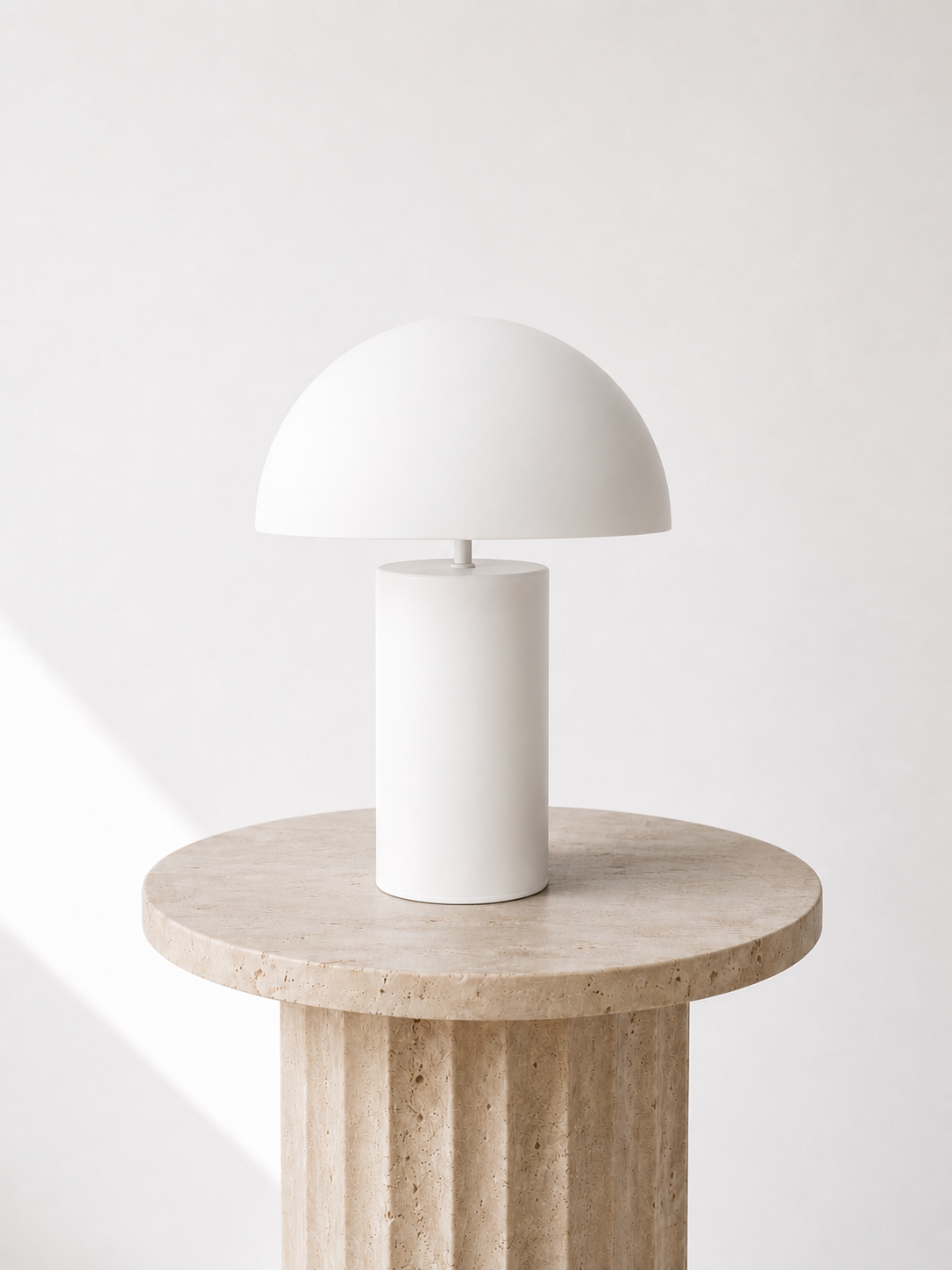 White Mushroom Lamp
