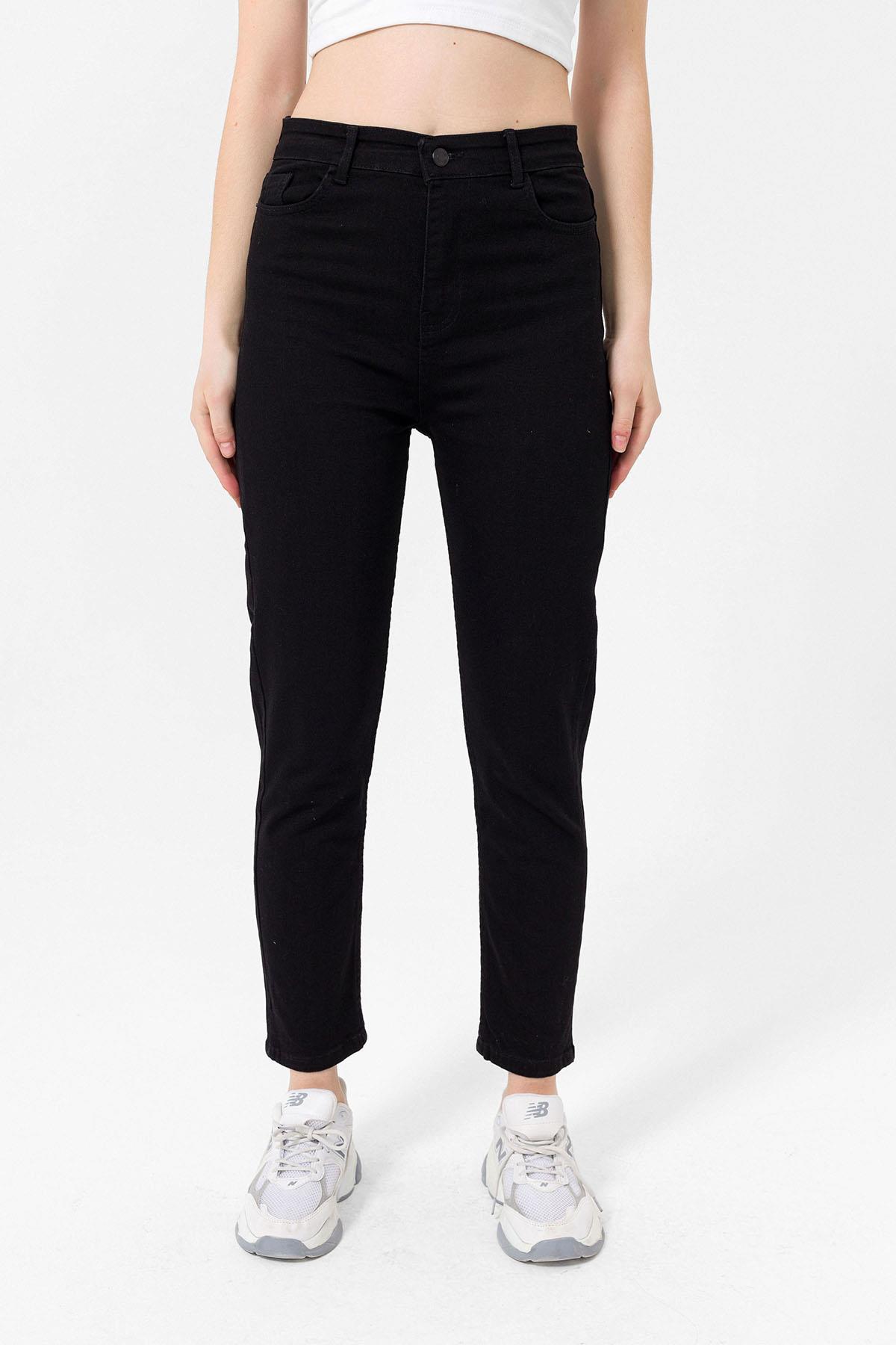 Kadın Boyfriend Mom Jean Kot Pantolon