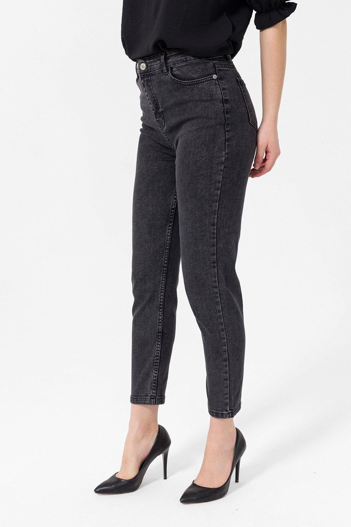 Kadın Boyfriend Mom Jean Kot Pantolon