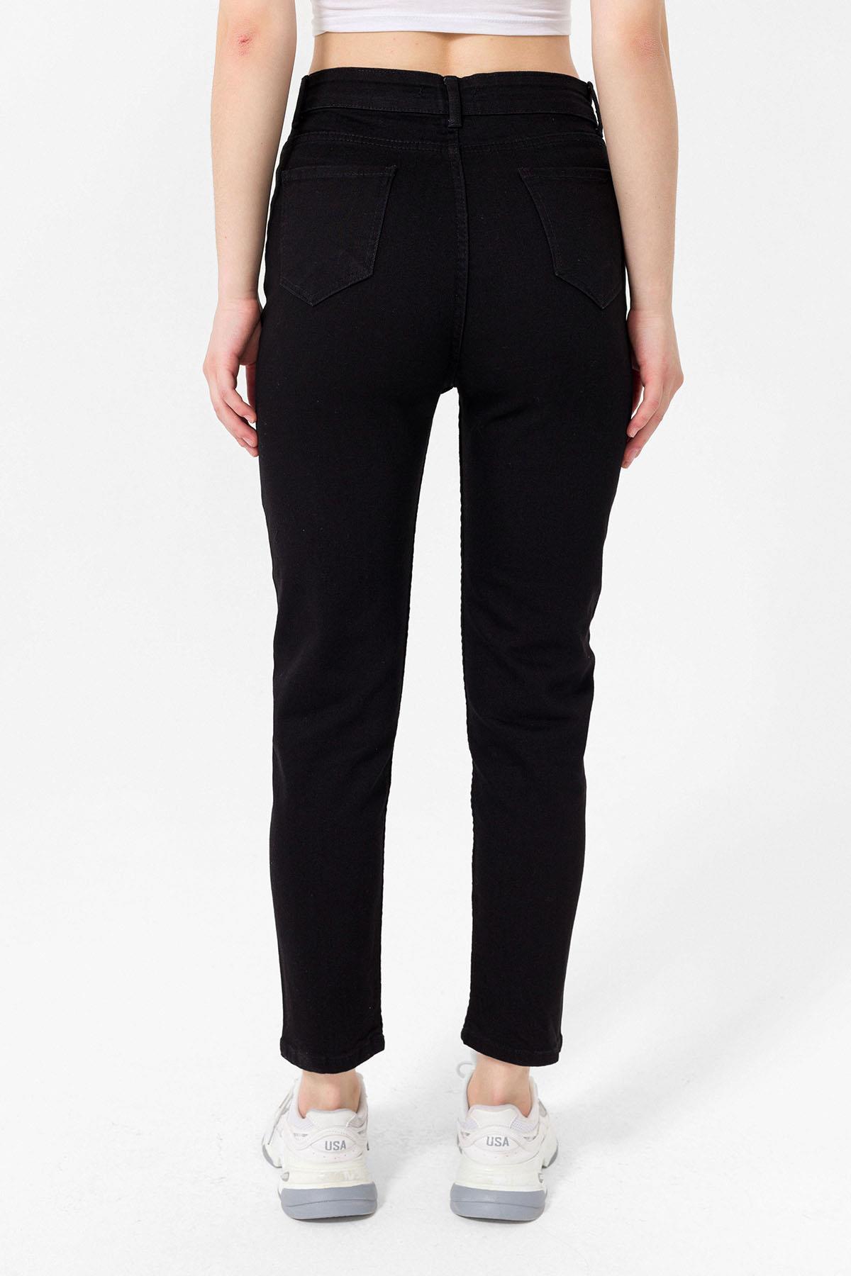 Kadın Boyfriend Mom Jean Kot Pantolon