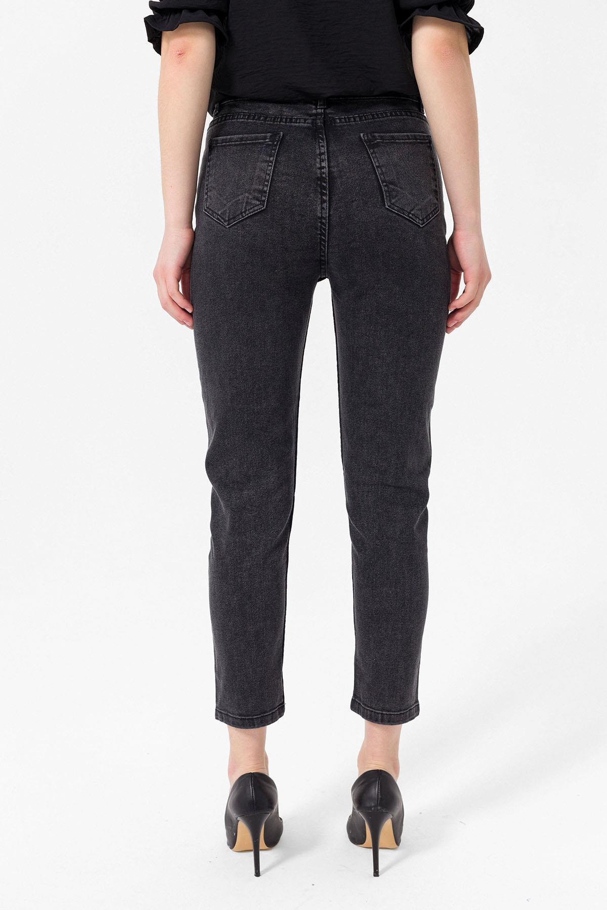 Kadın Boyfriend Mom Jean Kot Pantolon