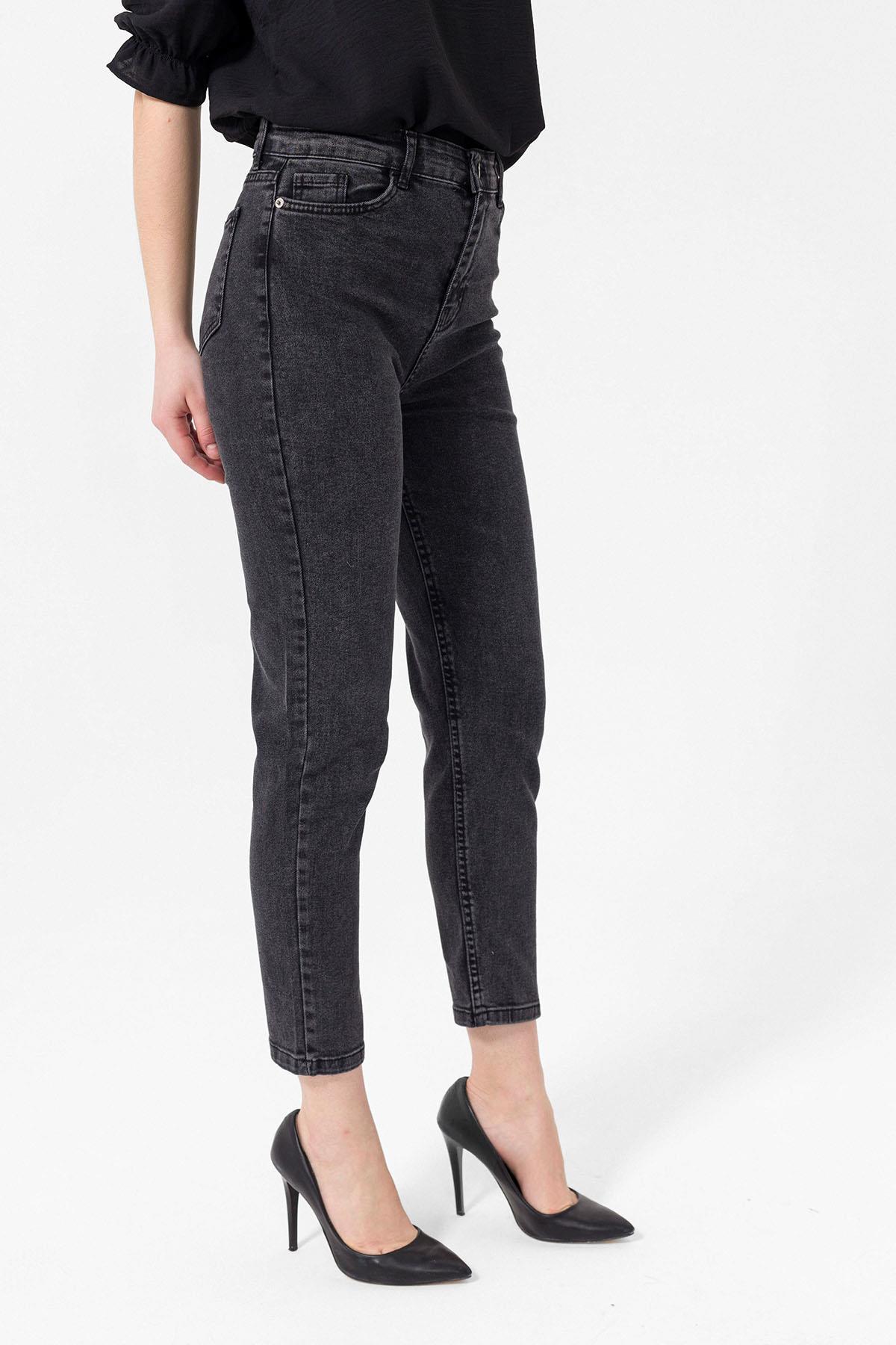 Kadın Boyfriend Mom Jean Kot Pantolon
