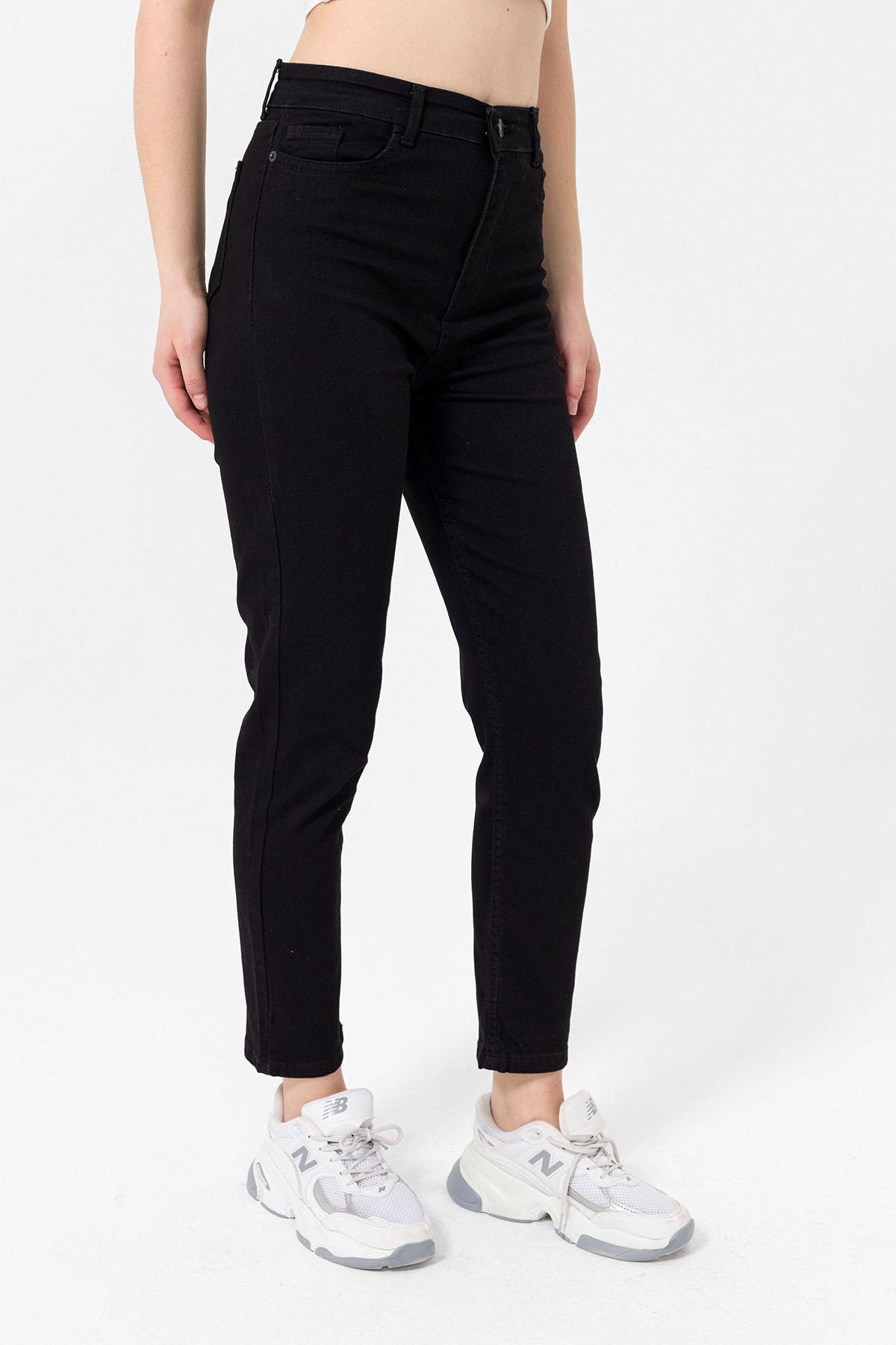 Kadın Boyfriend Mom Jean Kot Pantolon