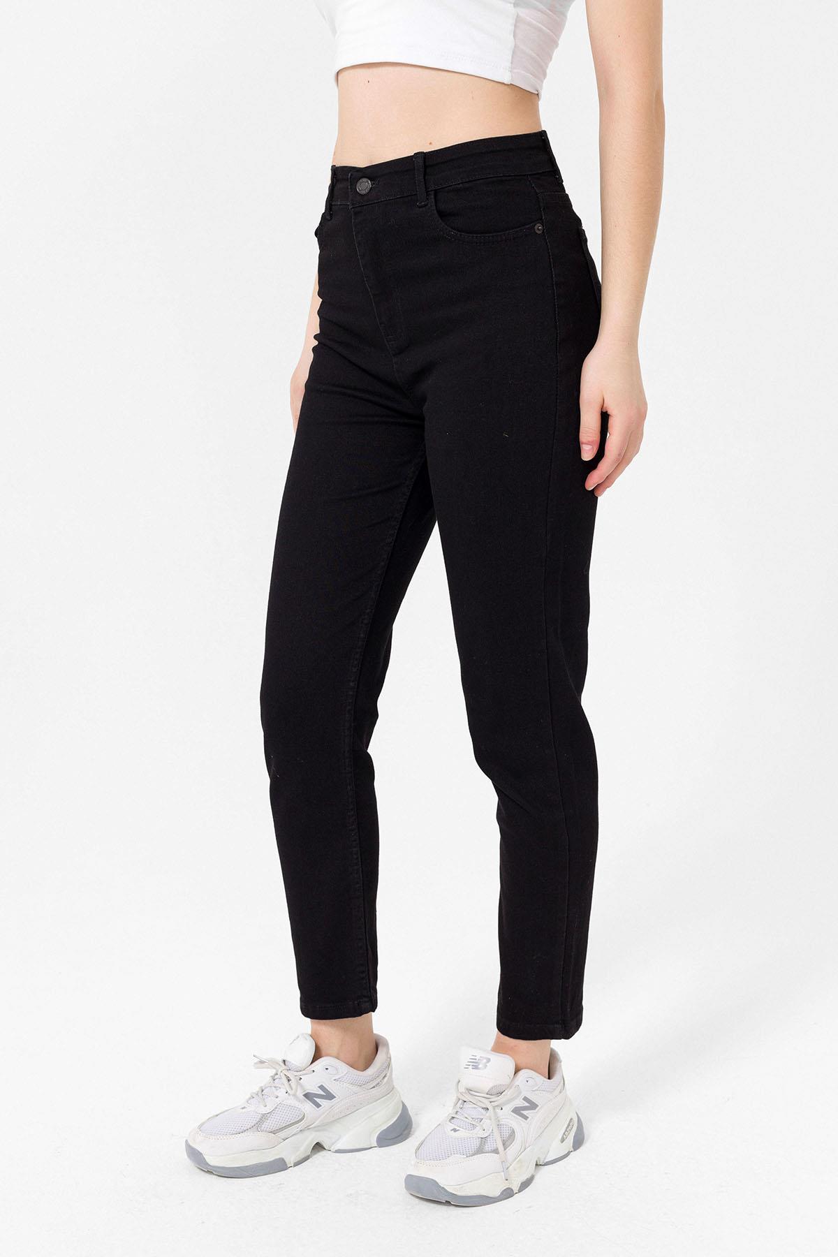 Kadın Boyfriend Mom Jean Kot Pantolon