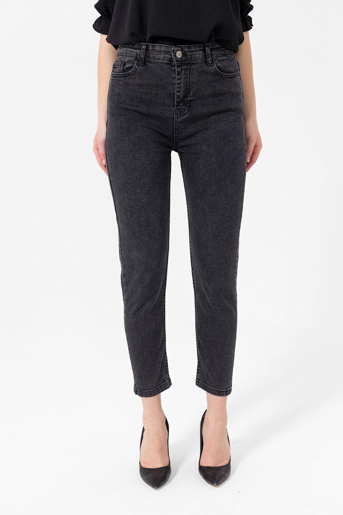 Kadın Boyfriend Mom Jean Kot Pantolon