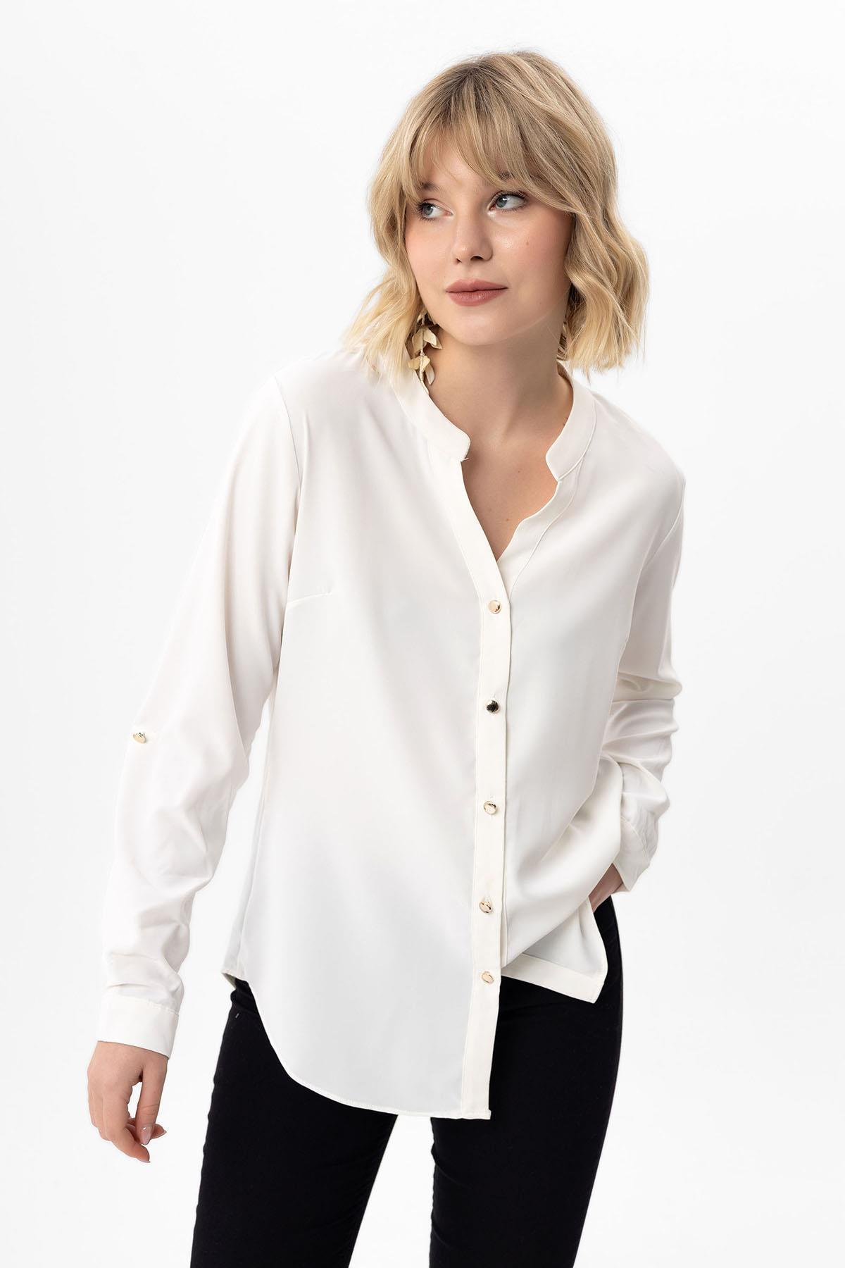 Kadın Hakim Yaka Gömlek