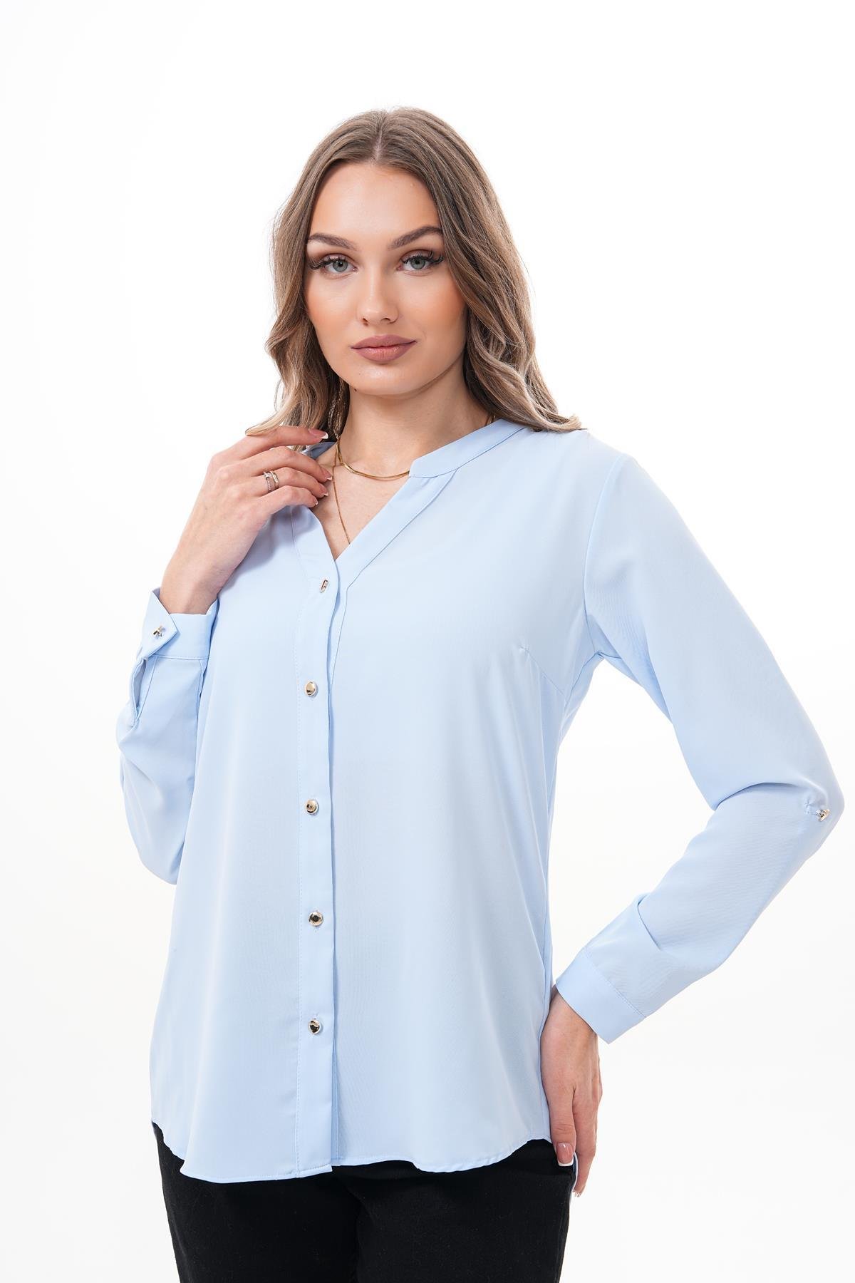 Kadın Hakim Yaka Gömlek 250340 -