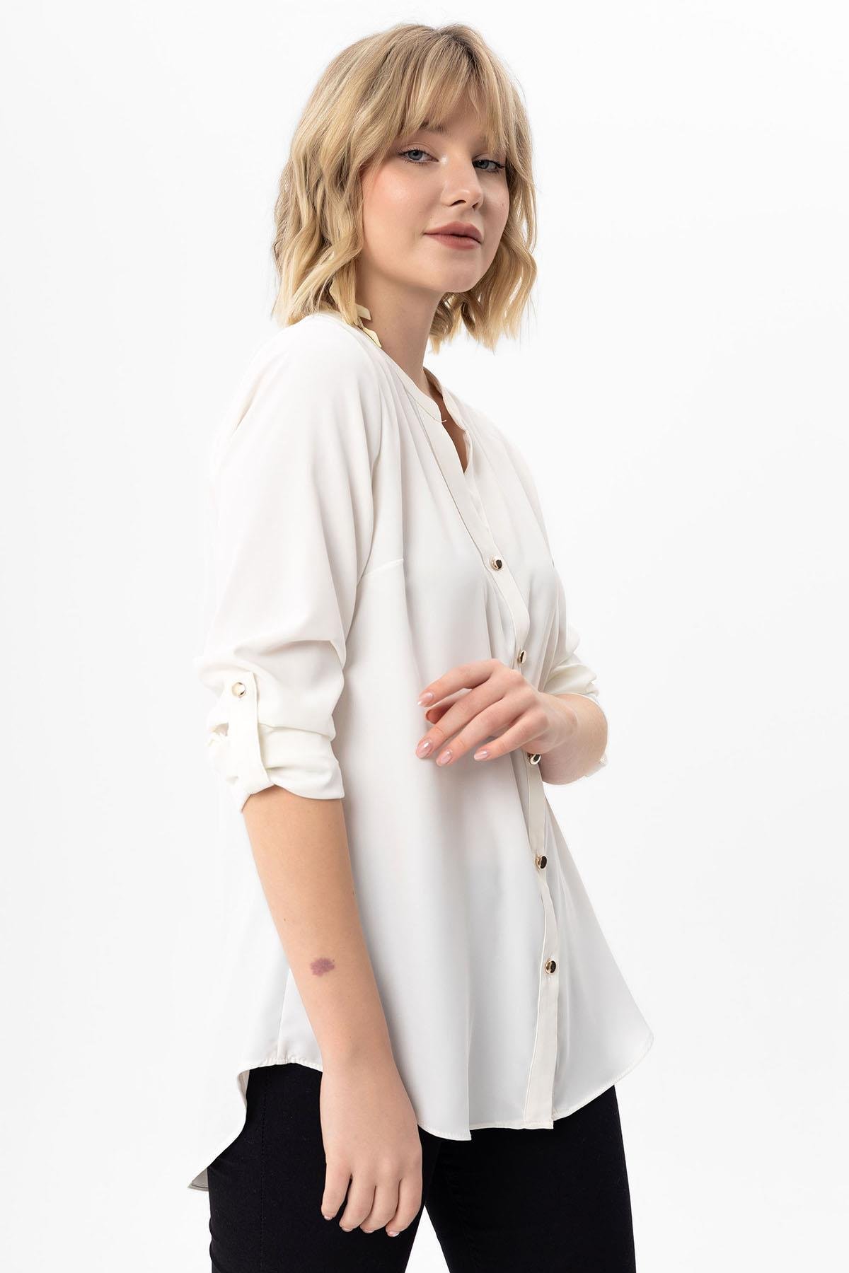 Kadın Hakim Yaka Gömlek