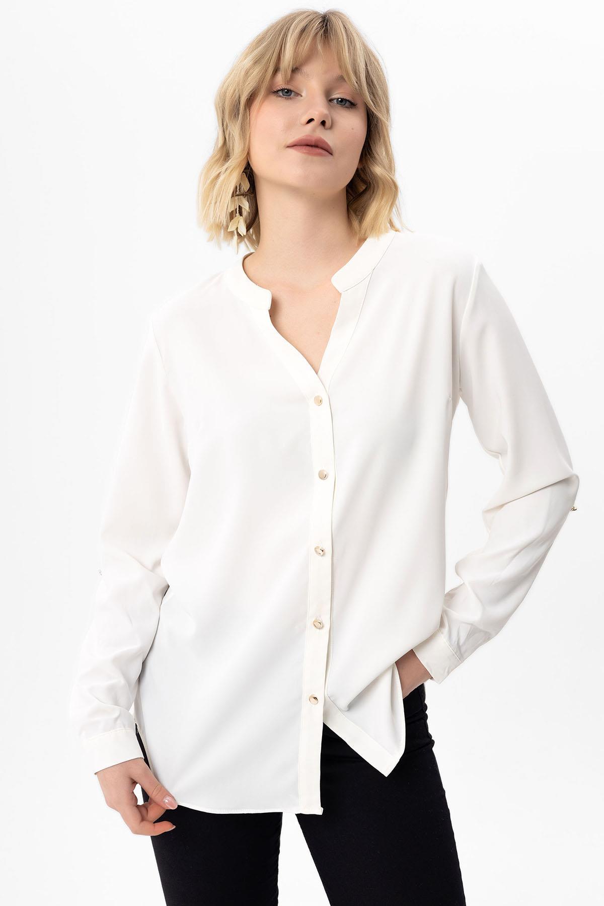 Kadın Hakim Yaka Gömlek