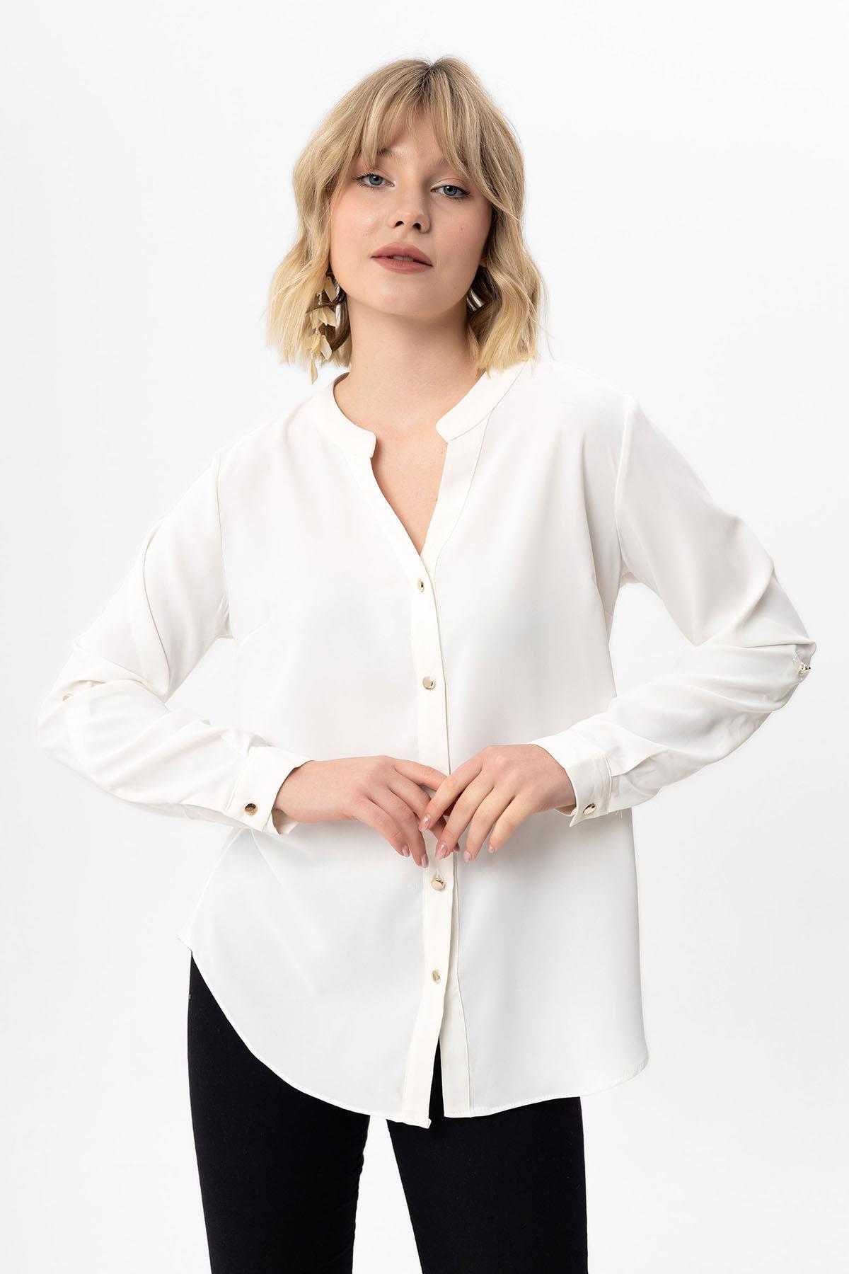 Kadın Hakim Yaka Gömlek
