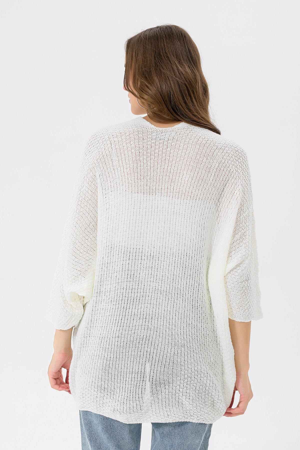 Kadın Önü Açık Oversize Hırka 235075 -
