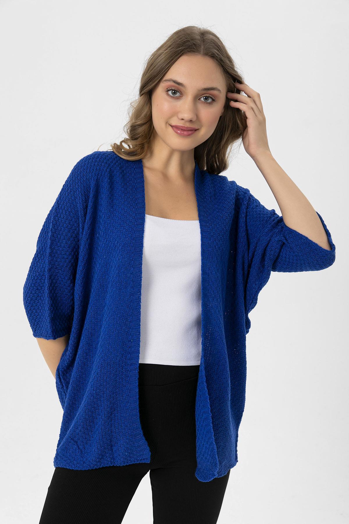 Kadın Önü Açık Oversize Hırka 235075 -