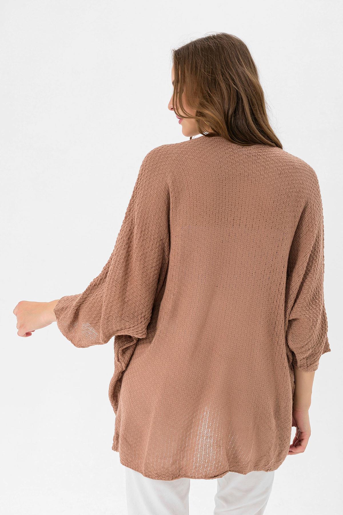 Kadın Önü Açık Oversize Hırka 235075 -