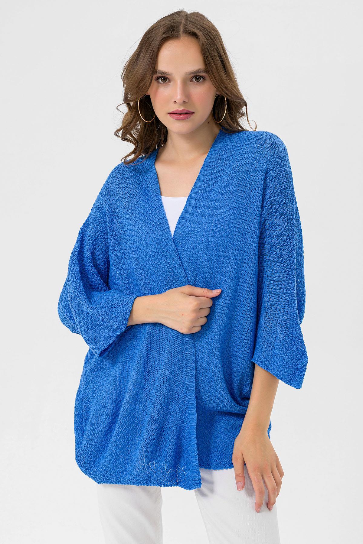 Kadın Önü Açık Oversize Hırka 235075 -